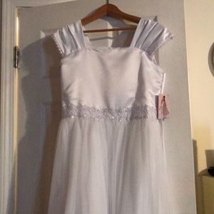 White formal dress